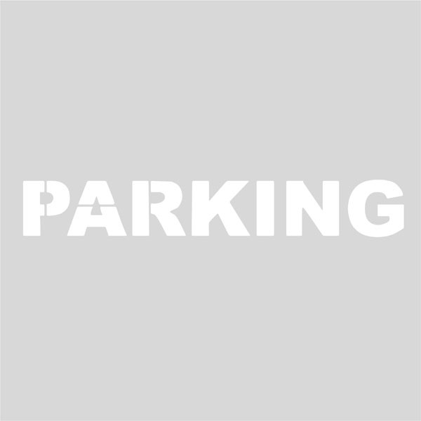 Plantilla pintar señal PARKING (una pieza)