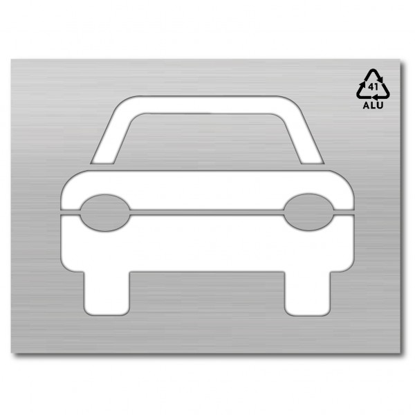 Plantilla para pintar símbolo coche (frontal) 