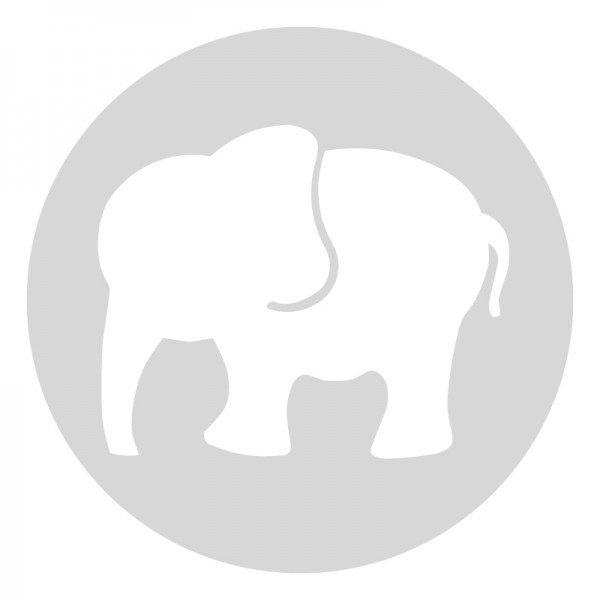 Plantilla pintar señal huellas elefante camino escolar
