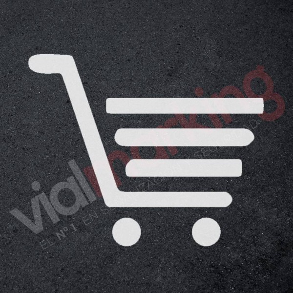 Plantilla para pintar cesta de compra