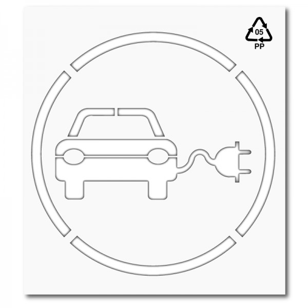 Plantilla punto carga vehículo eléctrico