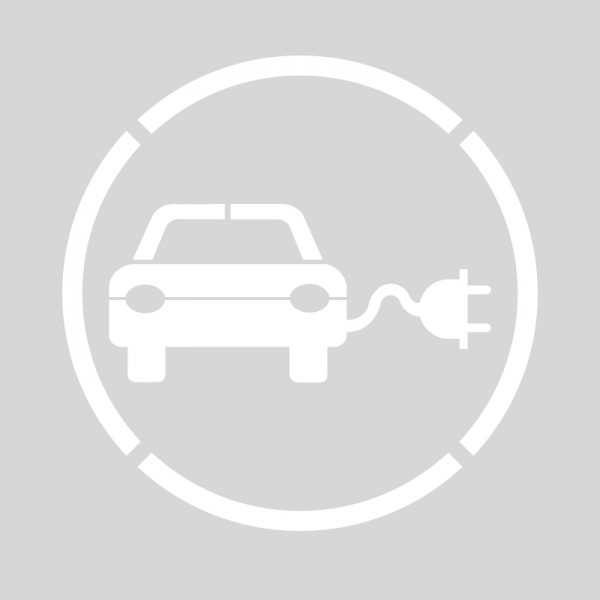 Plantilla punto carga vehículo eléctrico