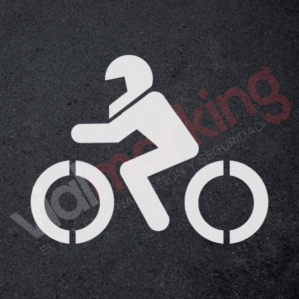 Señalización horizontal moto DGT