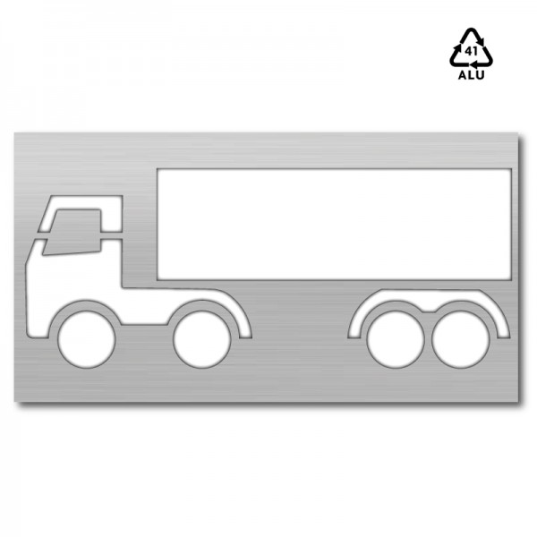 Plantilla para pintar signo camión trailer