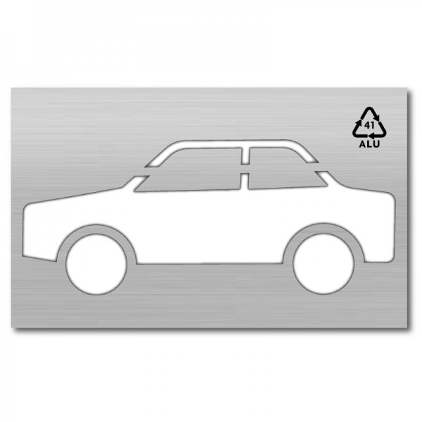 Plantilla para pintar signo de coche (lateral)