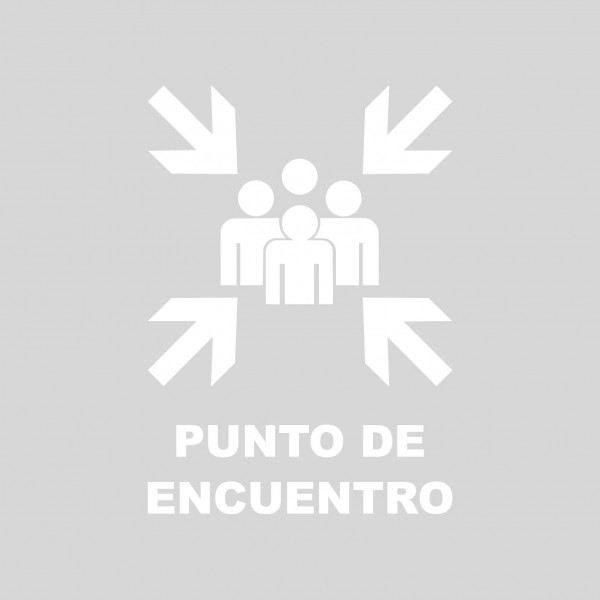 Plantilla pintar señal punto de encuentro (