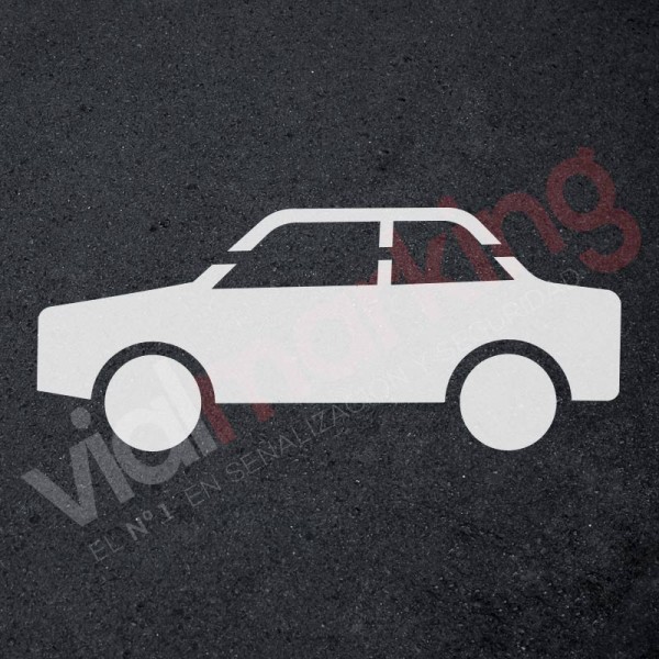 Plantilla para pintar signo de coche (lateral)