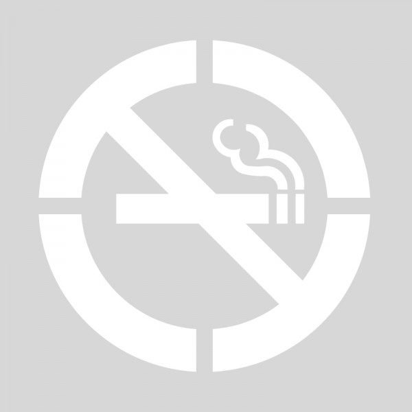 Plantilla pintar señal prohibido fumar