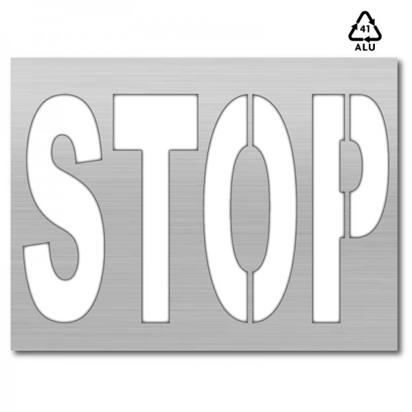 Plantilla pintar STOP (una pieza) 