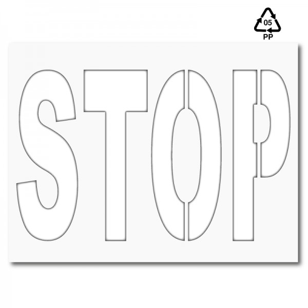 Plantilla pintar STOP (una pieza) 