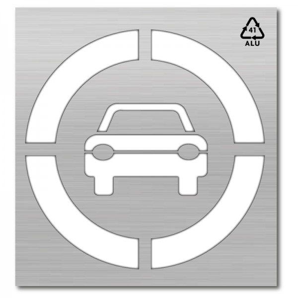 Plantilla pintar señal prohibido el paso a vehículos XL