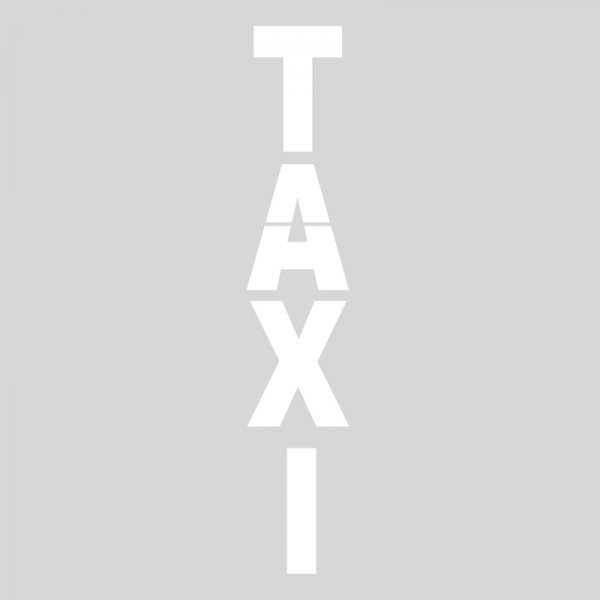 Plantilla pintar señal TAXI (una pieza) 