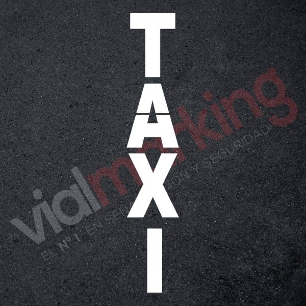 Plantilla pintar señal TAXI (una pieza) 