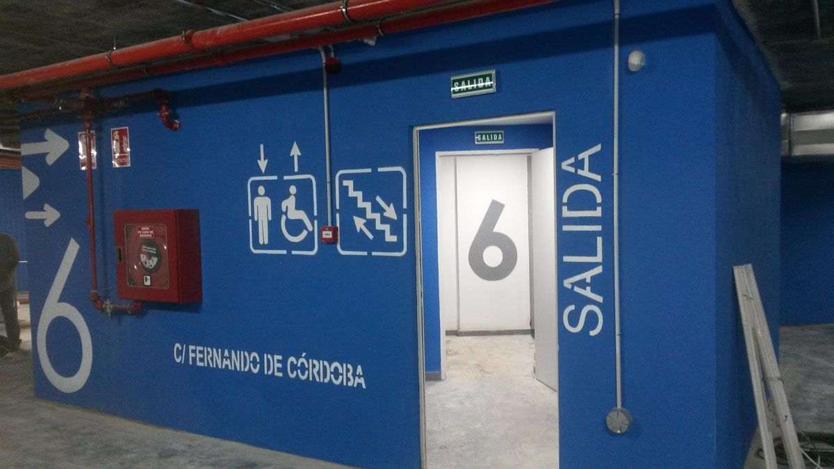 Plantillas pintar parking Pintura seguridad parking