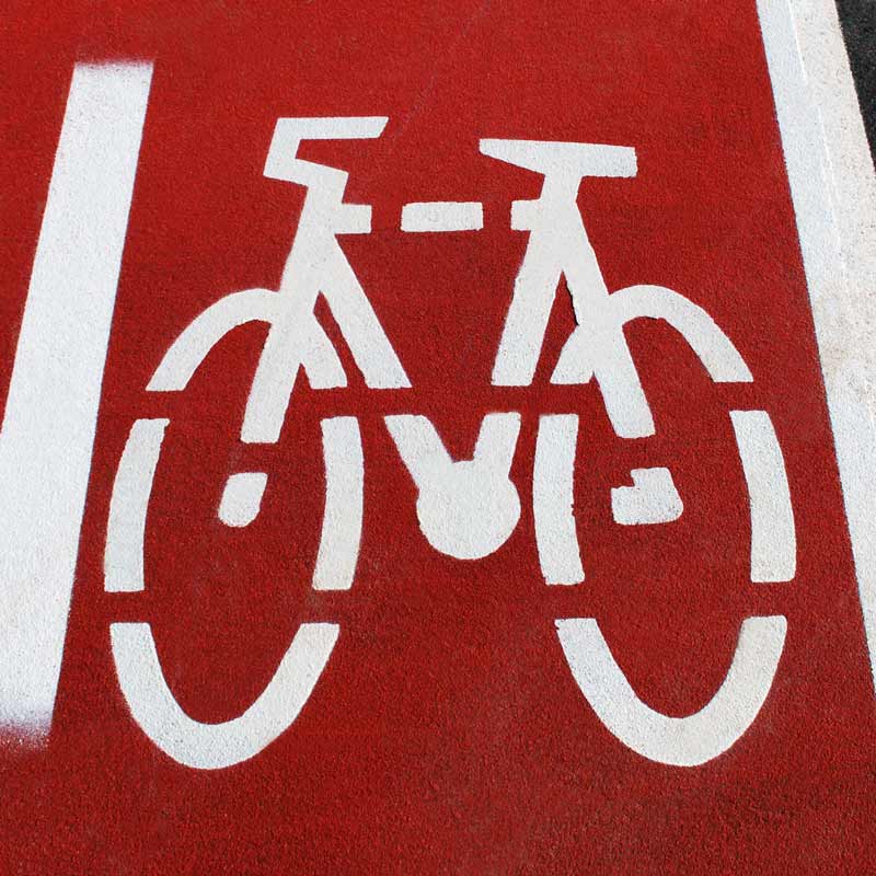 Plantilla para señalización Carril bici